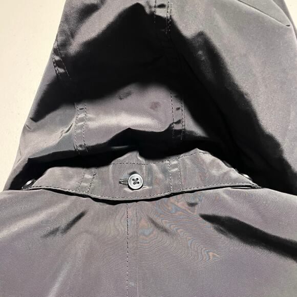 Charter Club  Black Water-Resistant Hooded Anorak Jacket Womens Petite S - Picture 4 of 8